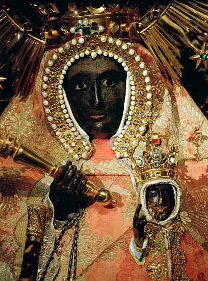 The Guadalupe Madonna (detail of 186934) de Spanish School
