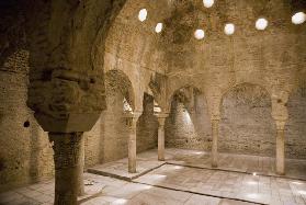 Steam Room in the Arab Baths, Granada (photo) 