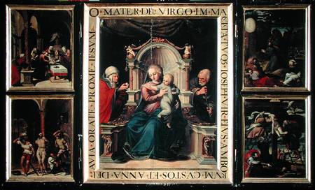 Triptych from the Capilla de las Reliquias de Spanish School