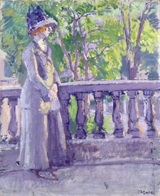 The Balcony, Mornington Crescent, 1911 (oil on canvas) de Spencer Frederick Gore