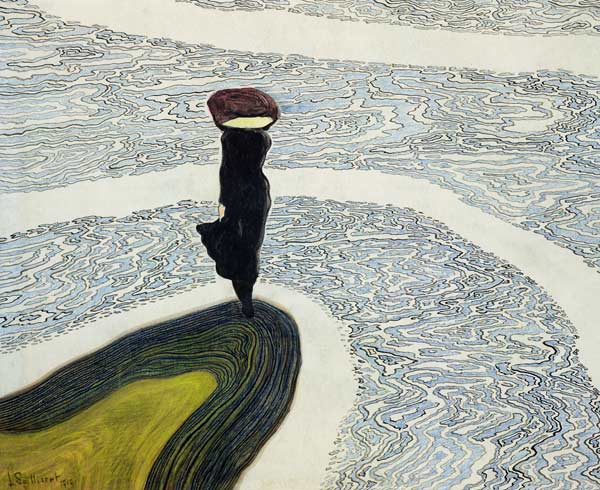 Woman at the Edge of the Water de Leon Spilliaert