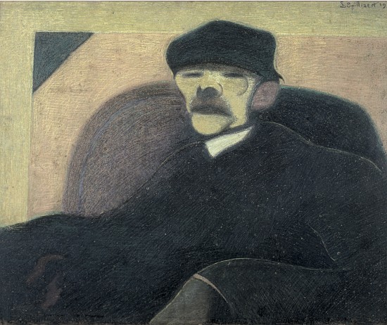 The Man with the Red Ear, Portrait of Gorky de Leon Spilliaert