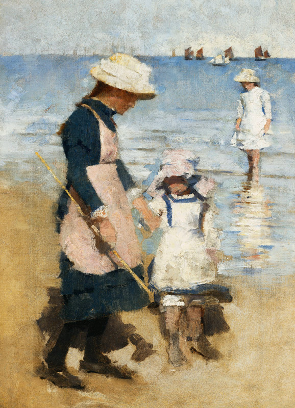 Kinder am Strand (Children on the Beach) de Stanhope Alexander Forbes