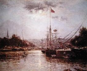 View of the Port of Caen