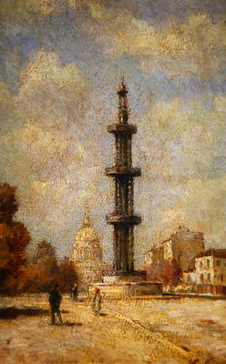 The Puits de Grenelle (oil on canvas) de Stanislas Victor Edouard Lepine