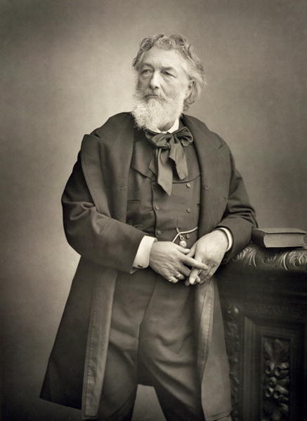 Sir Frederic Leighton (1830-96), painter, portrait photograph (b/w photo)  de Stanislaus Walery