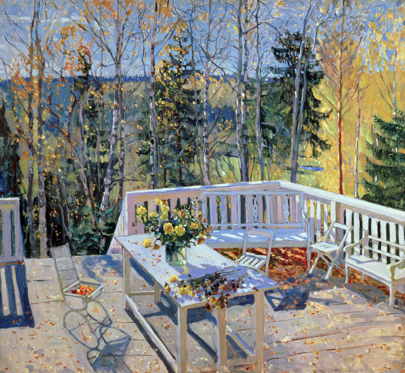 Deserted Terrace de Stanislav Joulianovitch Joukovski