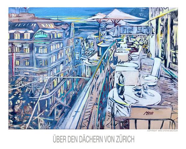 Über den Dächern von Zürich de Stefan Bächler