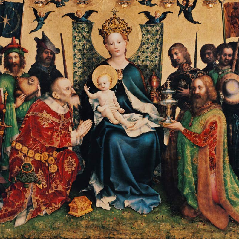 Adoration of the Magi altarpiece de Stephan Lochner