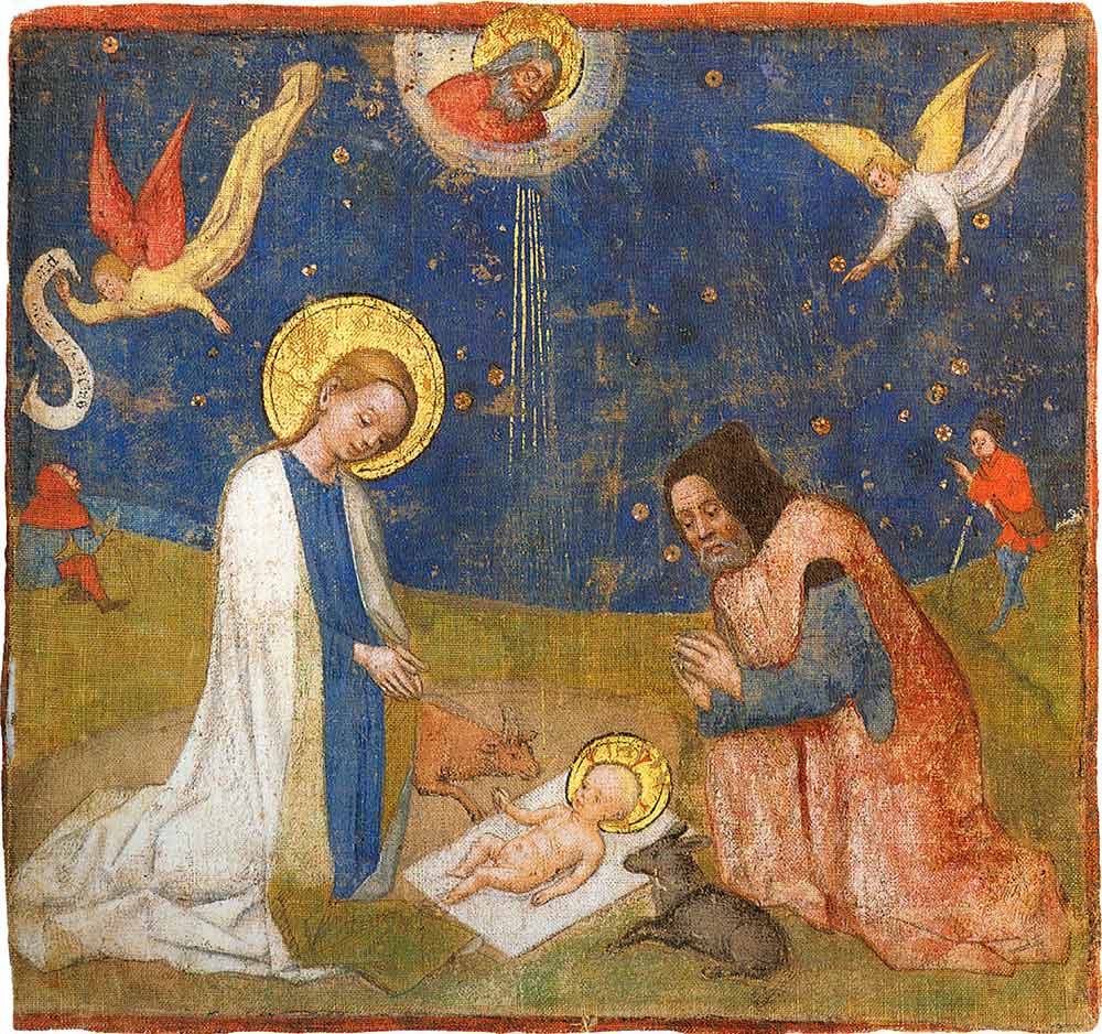 The Adoration of the Christ Child de Stephan Lochner