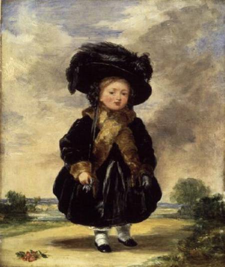 Queen Victoria, aged Four de Stephan Poyntz Denning