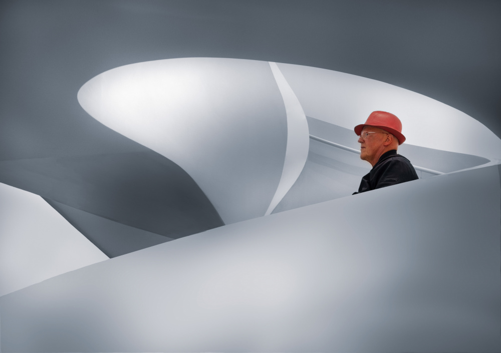 Man with a red hat de Stephan Rückert
