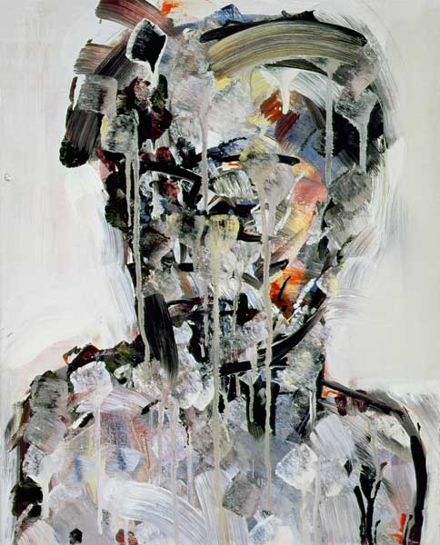 Portrait of David Bowie, 1994 (oil on canvas)  de Stephen  Finer