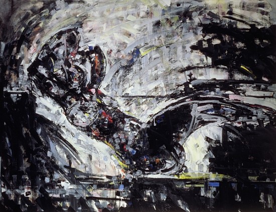 Iman, 1995 (oil on canvas)  de Stephen  Finer