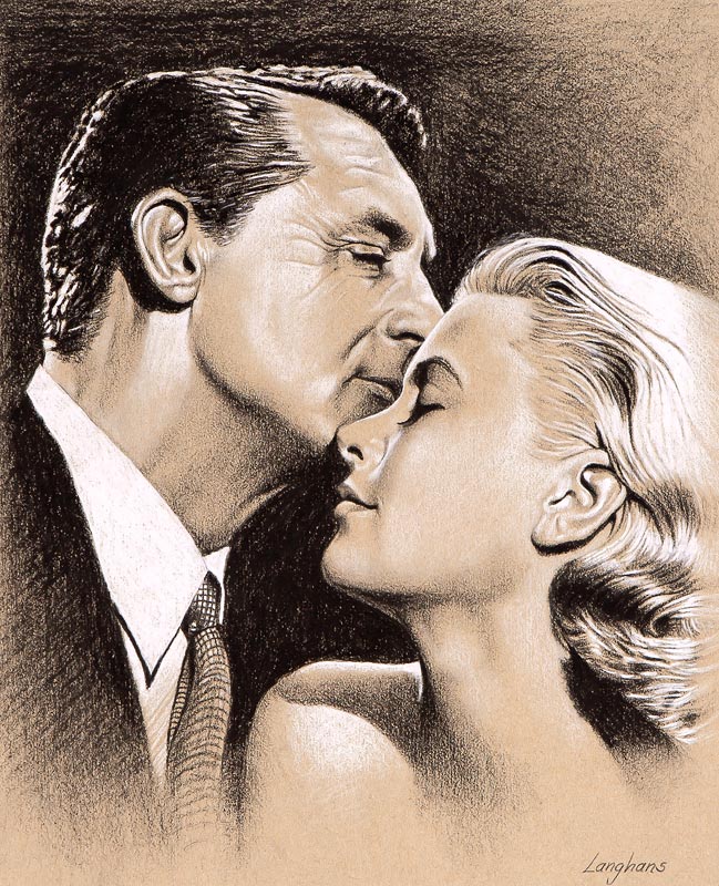 Grace Kelly y Cary Grant  de Stephen Langhans