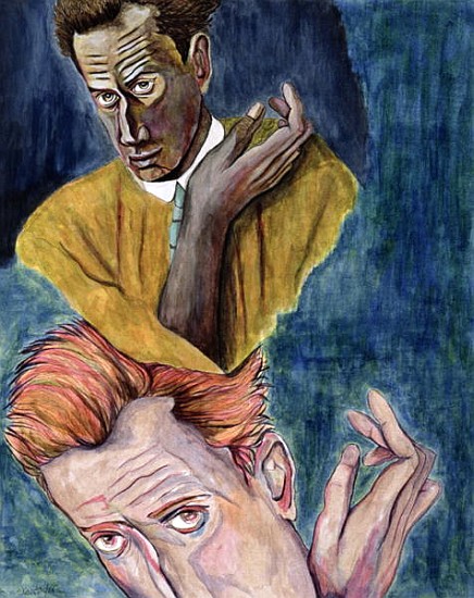 Egon Schiele - Ego-Ideal (ink on paper)  de Stevie  Taylor