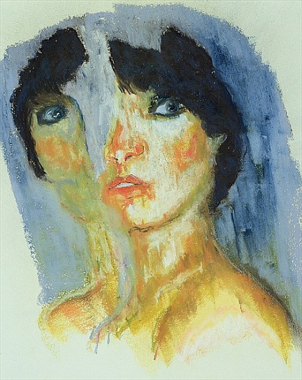 Splitting (pastel and oil pastel on paper)  de Stevie  Taylor