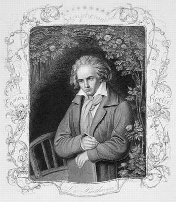 Ludwig van Beethoven (1700-1827) engraved by Albert Henry Payne (1812-1902) (engraving) de Storck