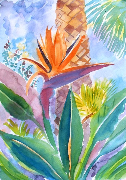Bird of Paradise Flower de Mary Stubberfield