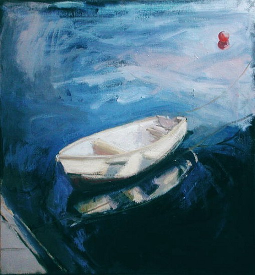 Boat and Buoy, 2003 (oil on canvas)  de Sue  Jamieson