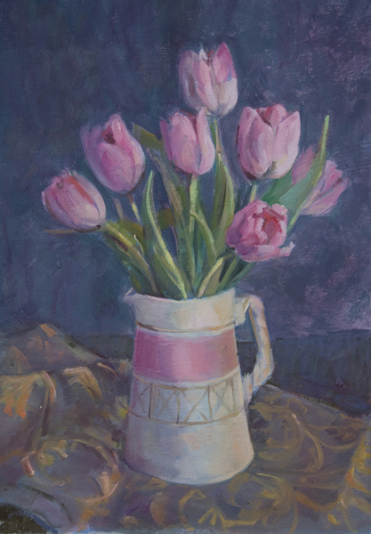 Pink tulips de Sue Wales
