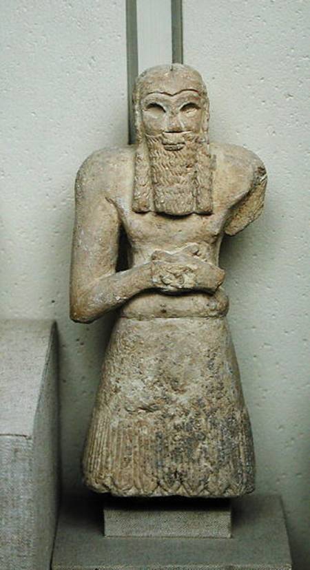 Statue of Ginak, Prince of Edin, from Iraq de Sumerian