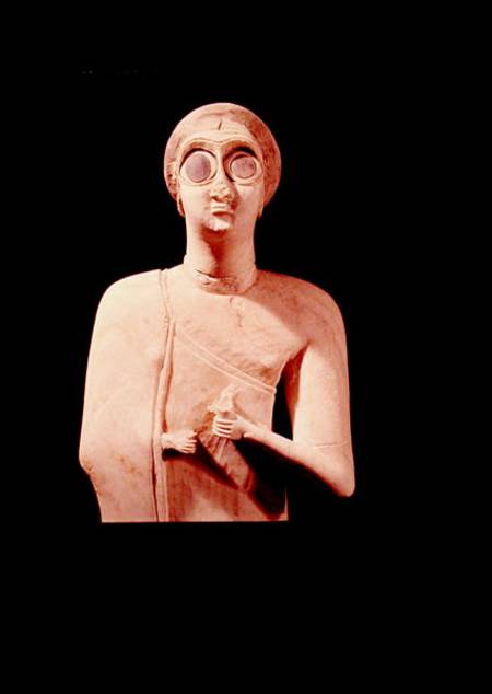 Statue of the Great Goddess, from Tell Asmar de Sumerian