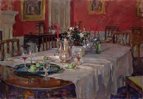 Dining Table with Silver Jug de Susan  Ryder