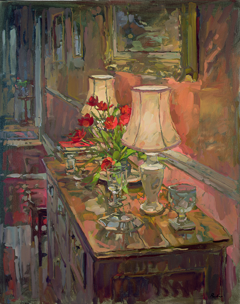 Lamps and Tulips de Susan  Ryder