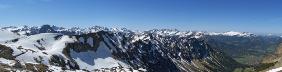 Der Alpenblick mit Oberstdorf