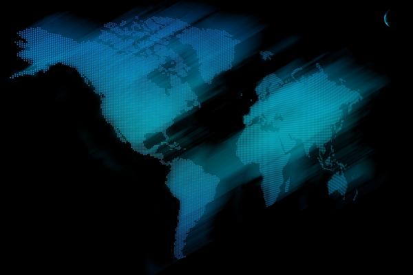 World Map Cyberspace de Sven Taubert