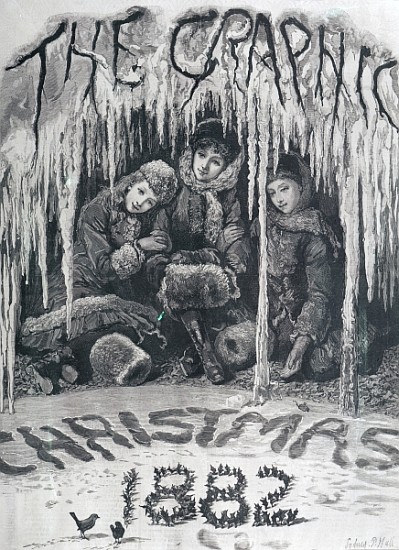 Front cover of ''The Graphic'', Christmas 1882 de Sydney Prior Hall