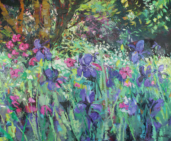 Iris Garden de Sylvia  Paul