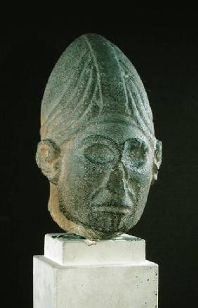 Head of a  god, from Jabbil, Northern Syria