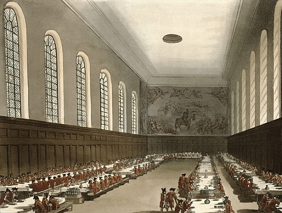 Military Hospital, Chelsea, from Ackermann''s ''Microcosm of London'' de T.(1756-1827) Rowlandson