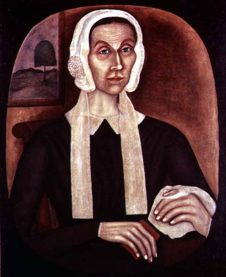 Portrait of an Elderly Quaker Lady de T. Skynner