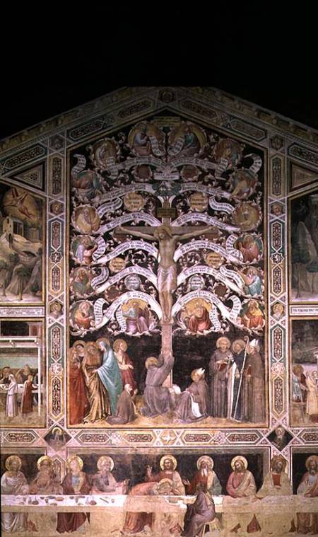 The Tree of Life and The Last Supper de Taddeo Gaddi