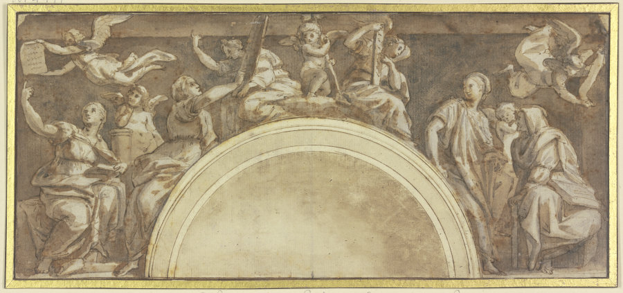 Kopie der Sibyllen des Raffael in S. Maria della Pace in Rom de Taddeo Zuccari