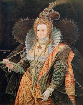 Elizabeth I (1533-1603) (colour litho)