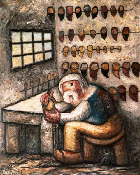 The shoemaker (Szewc) de Tadeusz Makowski