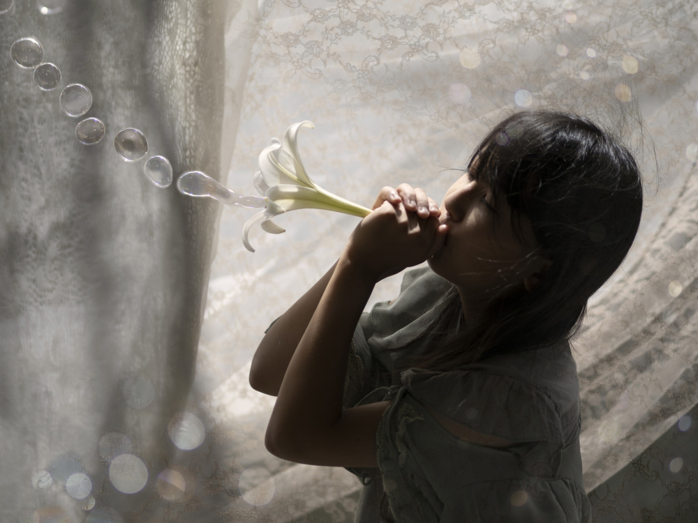 A Lily and bubls de Takako Ugachi