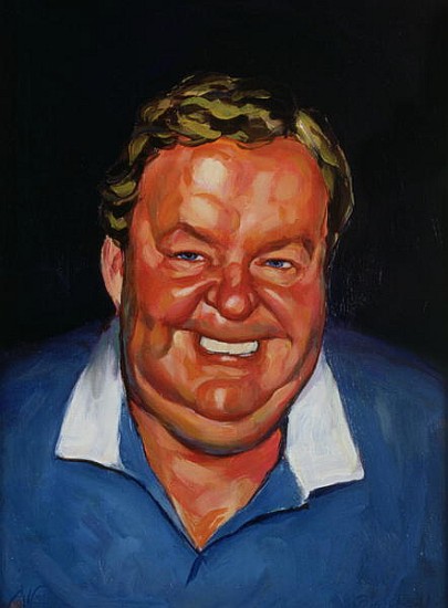 Portrait of the Laughing Man, 1993 (oil on canvas)  de Ted  Blackall