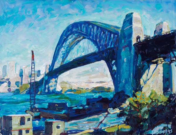 Sydney Harbour Bridge, 1995 (oil on canvas)  de Ted  Blackall