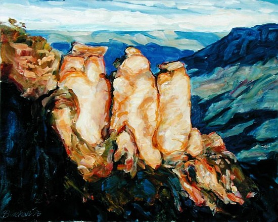 The Three Sisters, 1995 (oil on canvas)  de Ted  Blackall