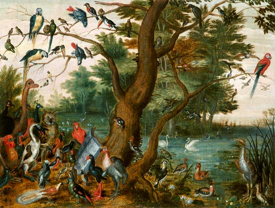 Concert of Birds (panel) de the Elder Kessel