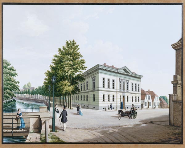 Das Prinzenpalais in Oldenburg de Theodor Presuhn d.Ä.