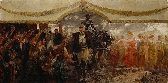 The People Render Homage to Bismarck de Theodor Rocholl