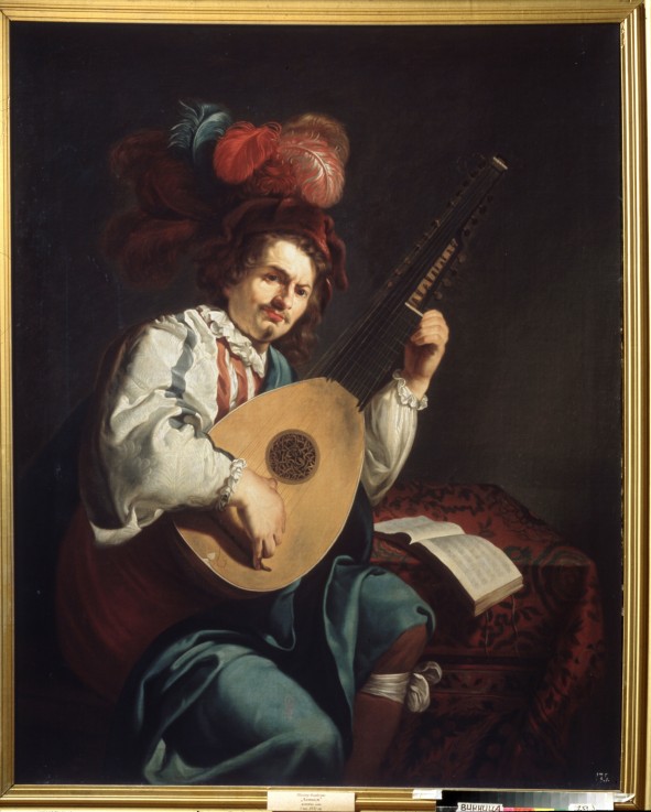The Luteplayer de Theodor Rombouts