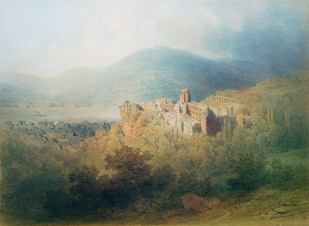 Heidelberg Castle , Verhas de Theodor Verhas
