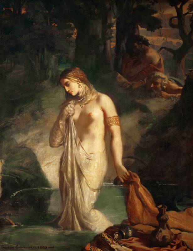 Susanna at her Bath de Théodore Chassériau